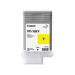 Canon, Original Tintenpatrone gelb Canon PFI-106Y, Canon Tintenpatrone, gelb, PFI-105Y, 3003B005, (130ml)