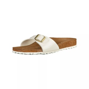 Birkenstock, Birkenstock Pantolette »MADRID BF«, Birkenstock - Pantoletten Madrid 1005310, 36, Weiss