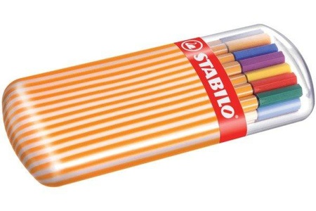 Stabilo, STABILO - Fineliner Point 88 Zebrui - Paket mit 20 Stück