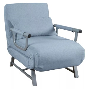 VCM, Schlafsessel Sessel Kolino mit Schlaffunktion Schlafsessel Sessel Kolino mit Schlaffunktion, VCM - Schlafsessel | Polyester-Stoff Maße ca. H. 95 x B. 64 T. 78 cm Sessel mit Schlaffunktion Kolino, 200 cm, Blau