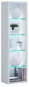 VCM, Holz Wandregal Hängeregal Regal Bücherregal Wandboard Deko Glas Rasato L Holz Wandregal Hängeregal Regal Bücherregal Wandboard Deko Glas Rasato L, VCM - Holzregal hängend | platzsparendes Regal Maße: H. 77 x B. 21 T. 14 cm Elegantes Aufbewahrungsregal Bücherregal Wandregal -, One Size, Weiss