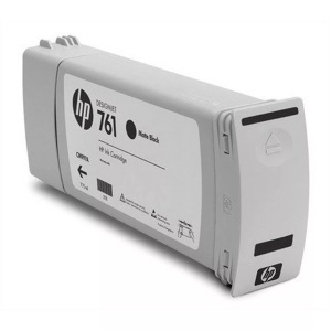 Hp, HP 761 Mattschwarz DesignJet Druckerpatrone, 775 ml, Hewlett Packard Tintenpatrone, matt-schwarz, No.761, CM997A, (775 ml)