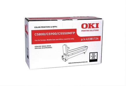 OKI, OKI Bildtrommel 43381724 Black, Oki Fotoleitereinheit, schwarz, 43381724, (20'000 Seiten)