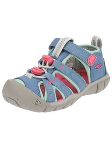 Keen, Wanderschuhe 1028841 Unisex Blau 31, KEEN Kids C Seacamp II CNX Trekkingsandalen unisex, coronet blue/hot pink, Grösse: 31