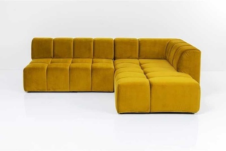 Kare Design, Ecksofa Belami Ocker Rechts, Ecksofa Belami Ocker Rechts