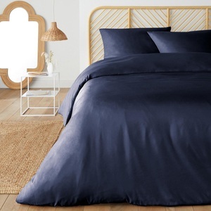 SO'HOME, Bettwäsche-Set aus Recycling-Mikrofaser Bettwäsche-Set aus Recycling-Mikrofaser, SO'HOME - Bettwäsche-Set aus Recycling-Mikrofaser, 240X220CM, Blau