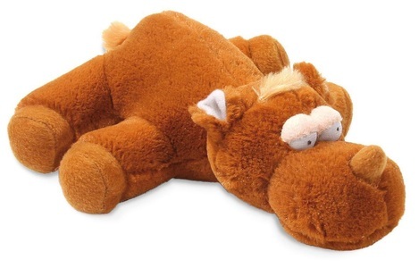 swisspet, swisspet Hundespielzeug Plüsch Hippo22cm Hunde Spielzeug, SwissPet Hunde-Spielzeug Hippo, 22 cm, Braun