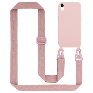 Cadorabo, Handy Kette für Apple iPhone XR Silikon Schutzhülle, Cadorabo - Handy Kette für Apple iPhone XR Silikon Schutzhülle, Rosa