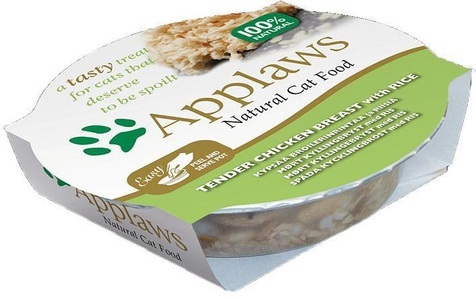 Applaws, Applaws Cat Pot Katzenfutter 10 x 60 g - Zarte Hühnchenbrust & Reis, Applaws Nassfutter mit Hühnchenbrust und Reis (60g)