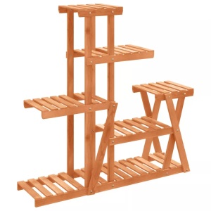 vidaXL, vidaXL Blumenständer 95x25x96 cm Massivholz Tanne, vidaXL Blumenständer 95x25x96 cm Massivholz Tanne