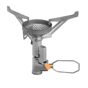 FORCLAZ, Gaskocher Bergtrekking Mt500leicht Kompakt Piezo Unisex Taubengrau, 