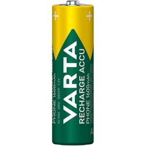 Varta, RECHARGE Phone NiMH Mignon (AA) Akku mit 1600mAh - 2 Stück, VARTA 2er-Set NiMH-Mignon-Akku RECHARGE ACCU Phone 1600 mAh, AA, HR6