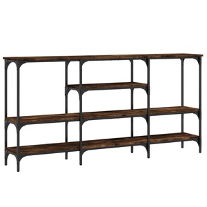 vidaXL, vidaXL Konsolentisch Räuchereiche 160x29x80 cm Holzwerkstoff, vidaXL Konsolentisch Räuchereiche 160x29x80 cm Holzwerkstoff