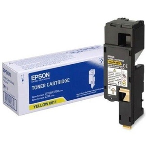 Epson, Epson Toner S050611 C13S050611 Original Gelb 1400 Seiten, Epson 0611 Original Tonerkartusche C13S050611 Gelb