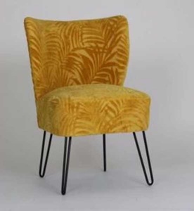 Kare Design, Sessel Palm Springs gelb, Sessel Palm Springs gelb
