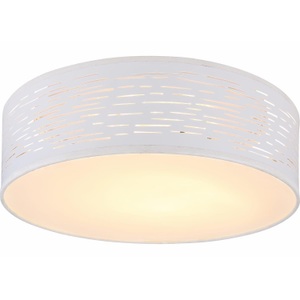 mutoni light, Deckenleuchte Barca Metall weiss 1xLED, Globo LED-DECKENLEUCHTE 20 W 38/13 cm , 15341D1 , Weiss, Chromfarben , Metall, Kunststoff , 160 mm , 13 cm , 3-fach schaltbar, Farben fixierbar, Farbtemperaturwechsler , 004558374301