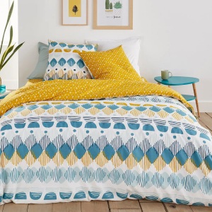 LA REDOUTE INTERIEURS, Bedruckter Bettbezug Cool Bedruckter Bettbezug Cool