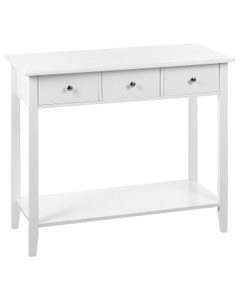 Beliani, Konsolentisch aus MDF-Platte Skandinavisch GALVA Konsolentisch aus MDF-Platte Skandinavisch GALVA, Beliani - Konsolentisch aus MDF-Platte Skandinavisch GALVA, One Size, Weiss Bunt