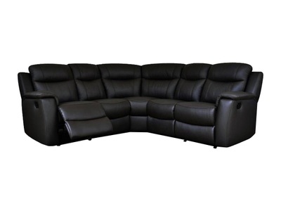 Vente-unique, Relaxsofa Leder Ecksofa EVASION Relaxsofa Leder Ecksofa EVASION, Vente-unique - Relaxsofa Leder Ecksofa EVASION, One Size, Schwarz