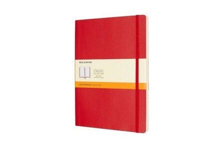 undefined, Moleskine Notizbuch Xlarge, Liniert, Soft Cover, Scharlachrot, Moleskine Notizbuch, XL, Liniert, SoftCover, Scharlach, 854672