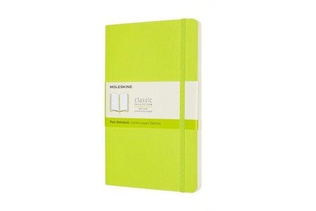 undefined, Moleskine Notizbuch Large/A5 Blanko, Limetten Grün, Moleskine Classic, Notizbuch Large/A5 Blanko, Limetten Grün