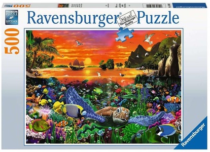 Ravensburger Verlag, Schildkröte im Riff, Ravensburger Puzzle »Schildkröte im Riff«, (500 tlg.)