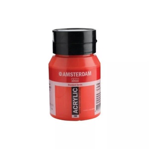 Amsterdam, AMD Akryl 500ML naphtholrot m., Talens Akrylfarbe Amsterdam, rot, 396, (500ml)