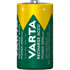 Varta, RECHARGE Power Baby C NiMH Akku mit 3000mAh - 2 Stück, VARTA RECH.ACCU Power C 3000mAh Blister 2