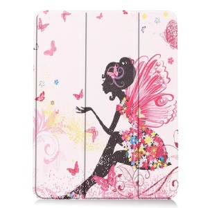 Cover-Discount, Cover-Discount - iPad Air 11 2024 Smart Case Pencil Halter Motiv, Weiss Bunt,