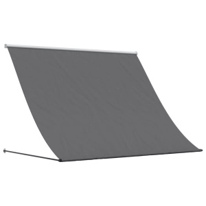 vidaXL, vidaXL Markise Einziehbar Anthrazit 200x150 cm Stoff und Stahl, vidaXL Markise Einziehbar Anthrazit 200x150 cm Stoff und Stahl