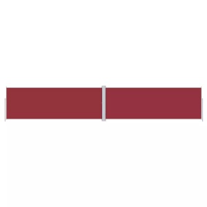 vidaXL, vidaXL Seitenmarkise Ausziehbar Rot 180x1000 cm, vidaXL Seitenmarkise Ausziehbar Rot 180x1000 cm