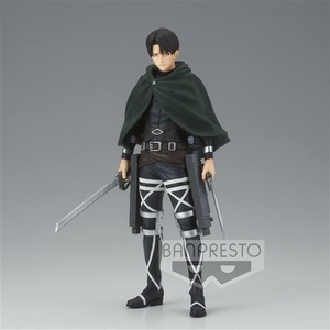 BANPRESTO, Statische Figur - Attack on Titan - Levi Ackermann, Banpresto - 18813 Attack On Titan The Final Season Levi (variant Color Ver.) Statua 16cm