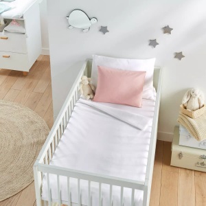 LA REDOUTE INTERIEURS, Bettbezug Scenario für Babybetten, La Redoute Intérieurs - Baby-Duvetbezug Scenario, 80X120CM, Weiss