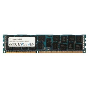 V7 Videoseven, 32GB DDR3 1600MHZ CL11 ECC SERV ECC REG PC3L-12800 1.35V NMS NS MEM, 
