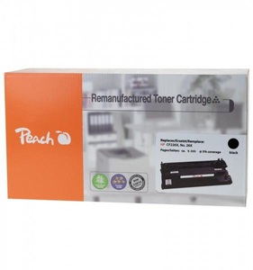 Peach, Peach Tonermodul schwarz kompatibel zu HP 26X, CF226X, Peach HP 26 X Toner XL bk ersetzt HP No. 26X, CF226X für z.B. HP LaserJet Pro M 402 d, HP LaserJet Pro M 402 dn, HP LaserJet Pro M 402 dw