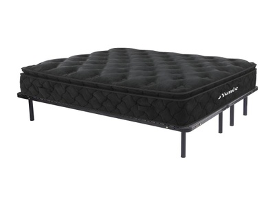 DREAMEA PLAY, Taschenfederkernmatratze Lattenrost Set BLACK DREAM 10 Taschenfederkernmatratze Lattenrost Set BLACK DREAM 10, 