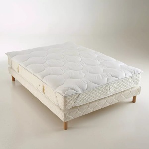REVERIE, Bequeme Matratzenauflage mit RECYC'FILL-Füllung 400g/m², La Redoute Intérieurs - Maratzentopper mit Milbenschutz, 90X190CM, Weiss