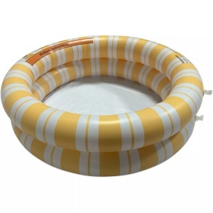 SWIM ESSENTIALS, Baby Pool 60cm Striped Multicolor, Swim Essentials - Baby Pool Striped, One Size, Multicolor