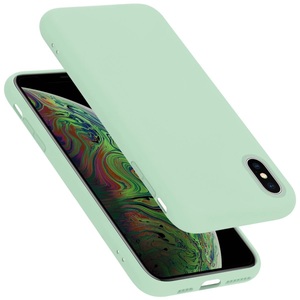 Cadorabo, Hülle für Apple iPhone XS MAX TPU Silikon Liquid, Cadorabo - Hülle für Apple iPhone XS MAX TPU Silikon Liquid, Hellgrün