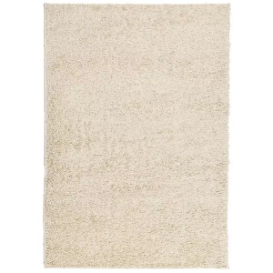 vidaXL, vidaXL Teppich Shaggy Hochflor Modern Golden 140x200 cm