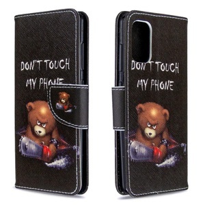 Cover-Discount, iPhone 12 / 12 Pro - Leder Hülle Don't Touch Bär, 