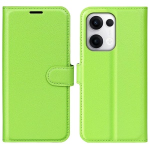 Cover-Discount, Cover-Discount - OPPO Reno13 Leder Etui Hülle, Grün