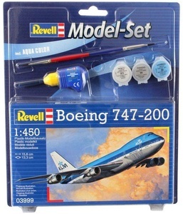 undefined, Revell Boeing 747-200 1:450 Assembly kit Fixed-wing aircraft, Revell - Boeing 747-200 1:450 Montagesatz Flugzeugzelle