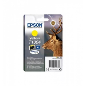 Epson, Original Tintenpatrone gelb Epson T1304, C13T130440, Epson E130 Druckerpatronen XL ye - Epson T1304 y, C13T13044010 für z.B. Epson Stylus Office BX 925 FWD, Epson Stylus Office B 42 WD