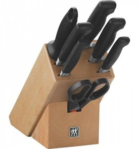 Zwilling, Zwilling - Vier Sterne Messerblock, natur, 8-tlg., Zwilling - Vier Sterne Messerblock, 12cm