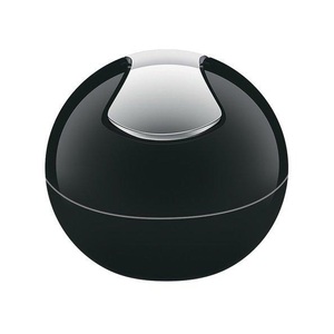 Spirella, Spirella Bowl-shiny Abfalleimer black, Spirella Schwingdeckeleimer Bowl Shiny Schwarz | 1 l