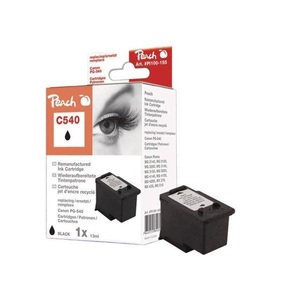 Peach, Peach Druckkopf schwarz kompatibel zu Canon PG-540, Peach C540 BK Druckkopf bk ersetzt Canon PG-540BK, 5225B005 für z.B. Canon Pixma TS 5150, Canon Pixma MG 4250, Canon Pixma MG 3650