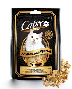 Catsy, Catsy Snack Schlemmer-Würfel Pouletleber 25g Katzensnack, Catsy Schlemmer-Würfel Pouletleber (25g)