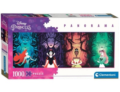 Clementoni, Puzzle Panorama Disney Princess (1000Teile), Panorama Collection - Disney Princess, Puzzle