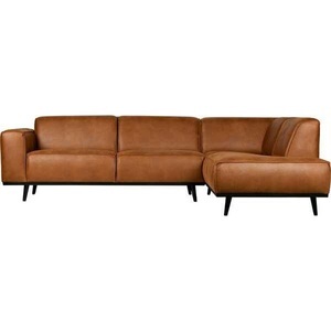 mutoni casual, Ecksofa Statement Rechts Eco Leder Cognac, Ecksofa Statement rechts Recycling Leder Cognac 274x210